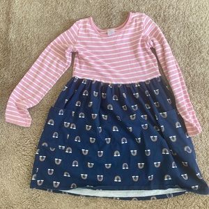 Two patterned Hanna Andersson dress.